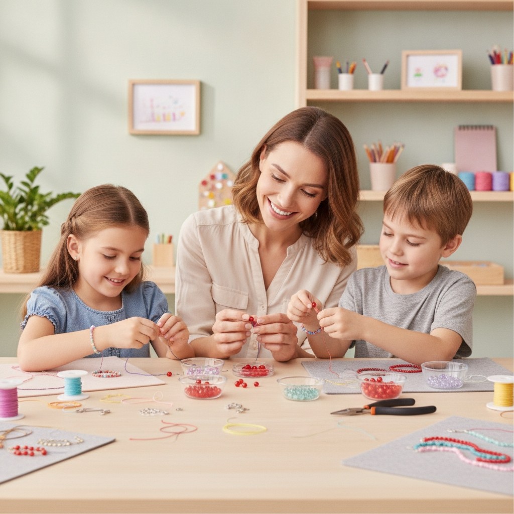 Glasschliffperlen 6mm 50St rubin - Kidis Art