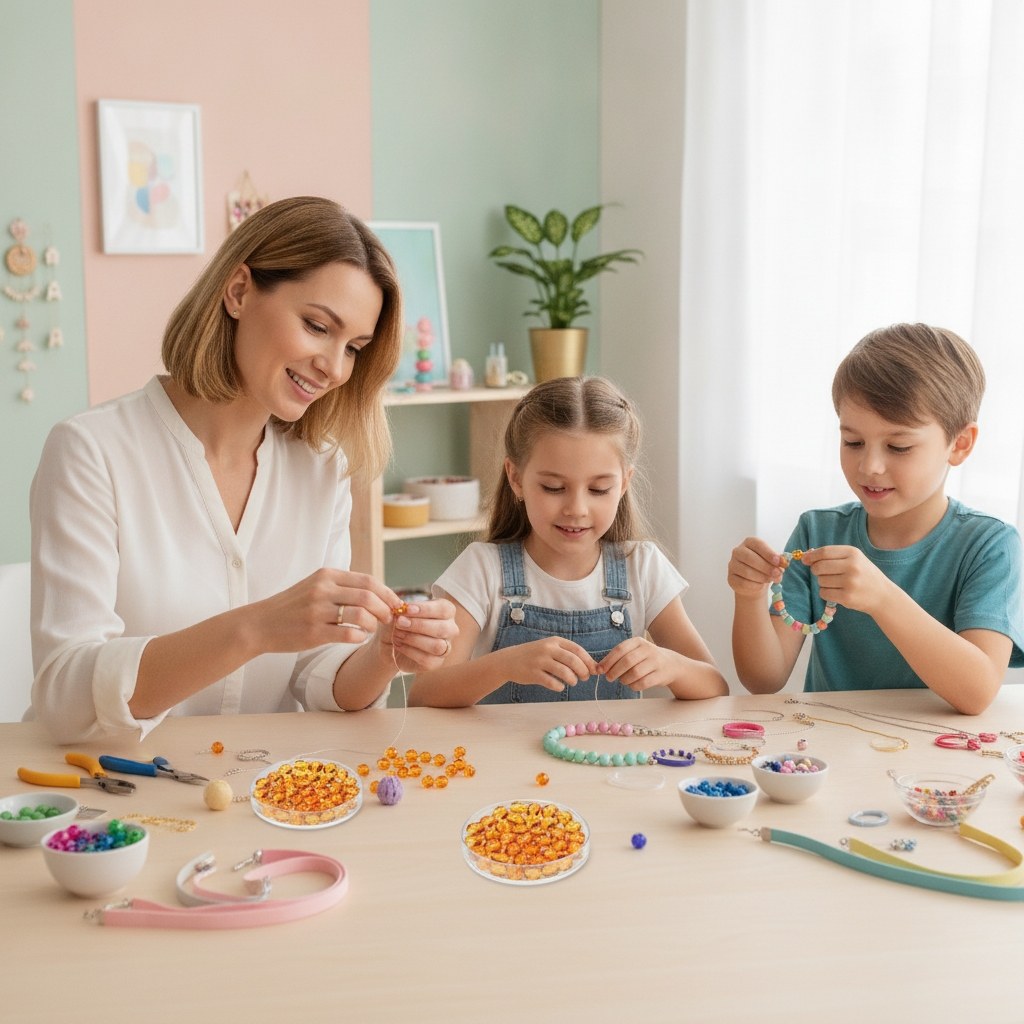 Glasschliffperlen 6mm 50St topas - Kidis Art