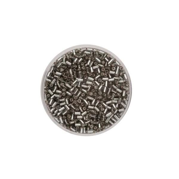 Glasstifte 2,0mm Silbereinzug grau 17g - Kidis Art