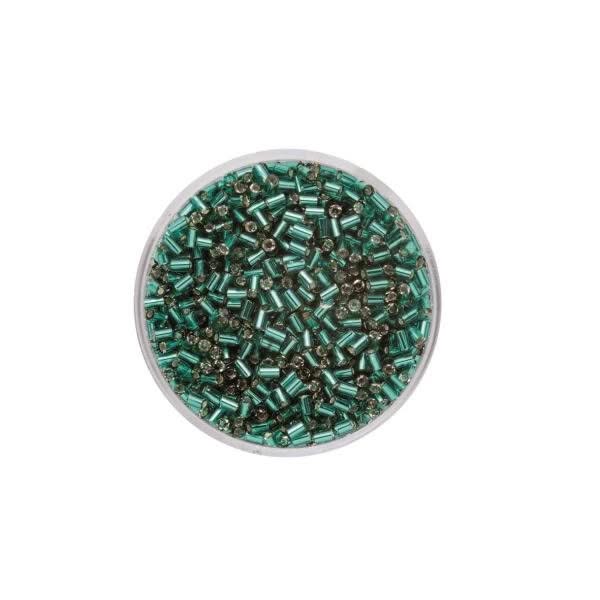 Glasstifte 2,0mm Silbereinzug petrol 17g - Kidis Art