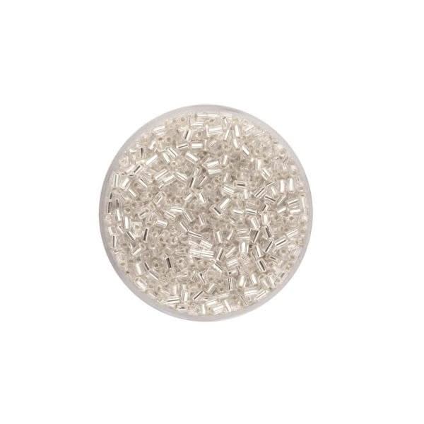 Glasstifte 2,0mm Silbereinzug weiss 17g - Kidis Art