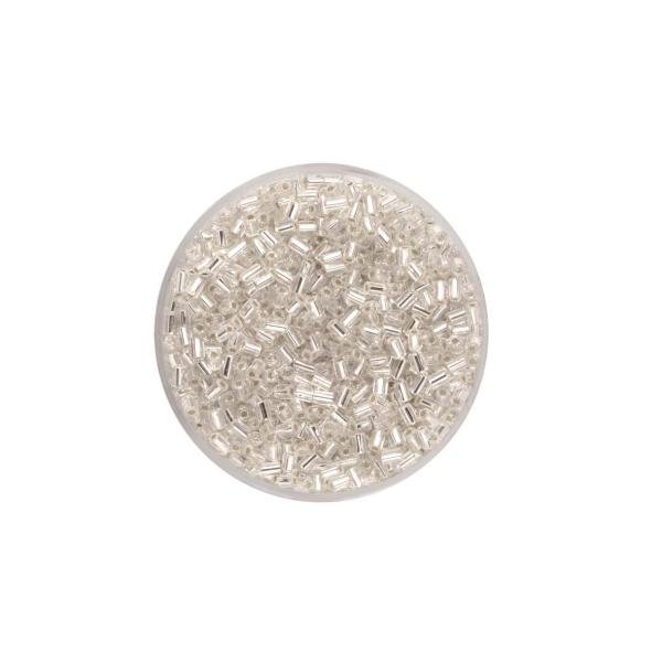 Glasstifte 2,0mm Silbereinzug weiss 17g - Kidis Art