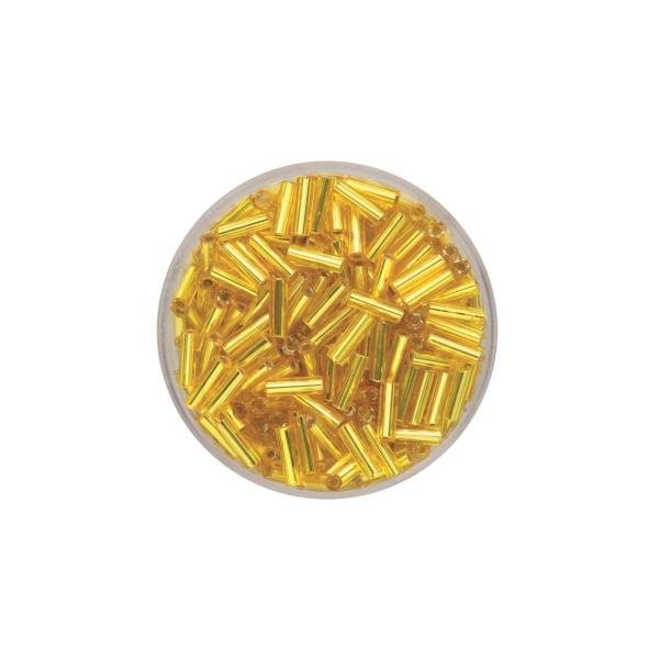 Glasstifte 6,0mm Silbereinzug gelb 17g - Kidis Art