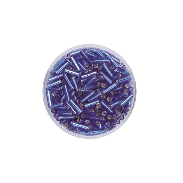 Glasstifte 6,0mm Silbereinzug mittelblau 17g - Kidis Art