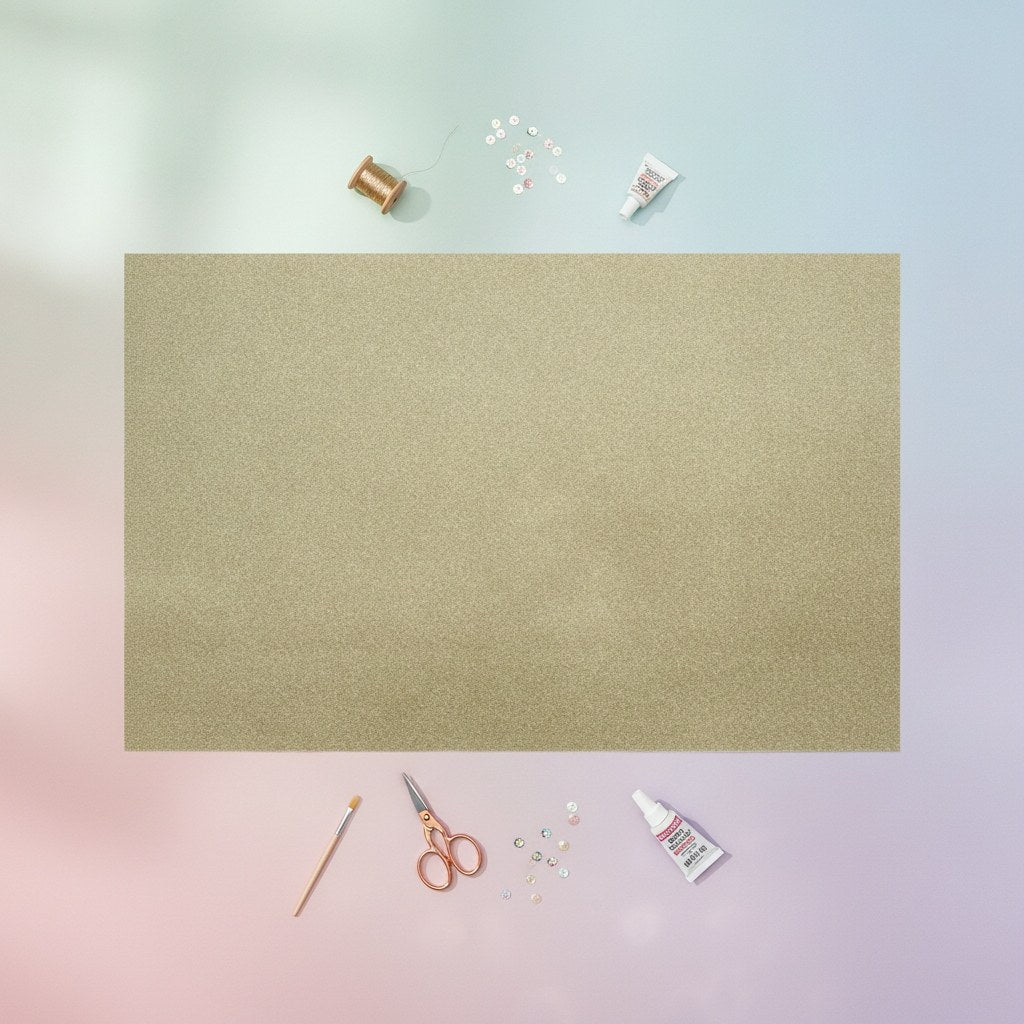 Glitterfolie selbstkl. 50x70cm Rolle, goldfarben - Kidis Art