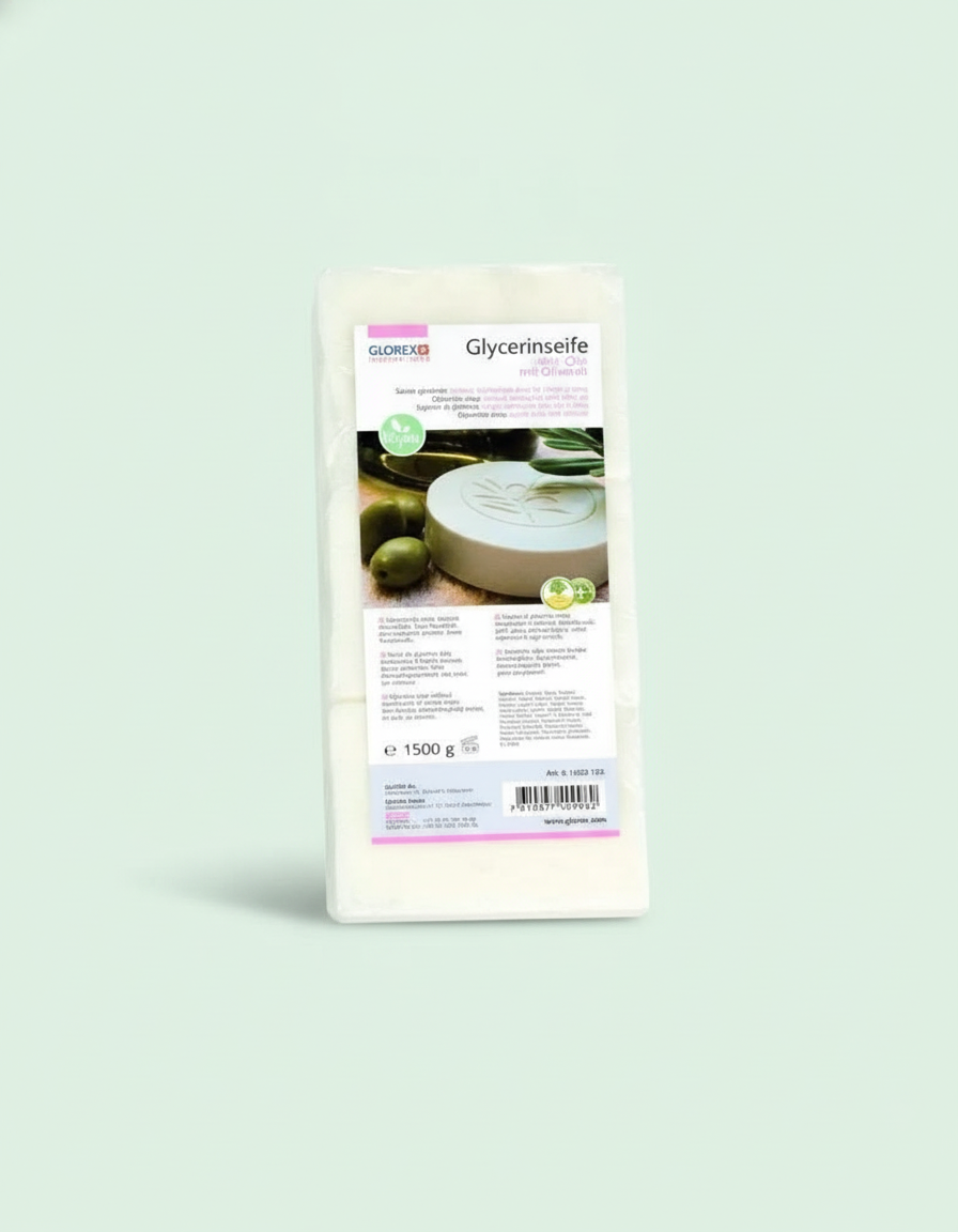 Glycerin-Seife Öko 1500g mit Olivenöl opak - Kidis Art