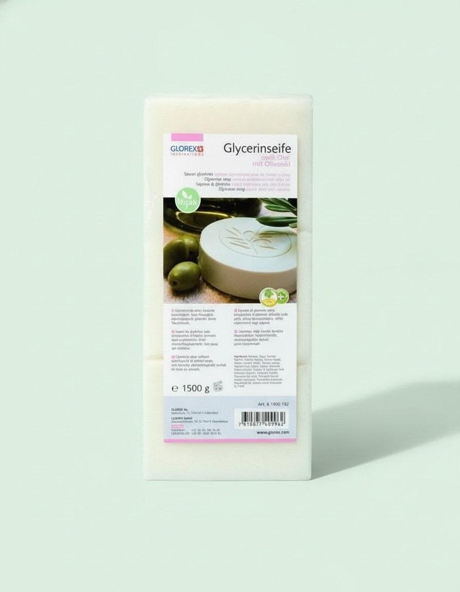 Glycerin-Seife Öko 1500g mit Olivenöl opak - Kidis Art