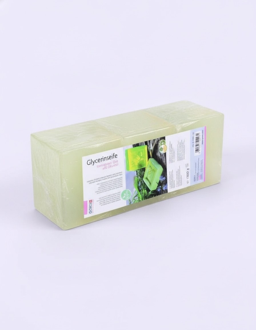 Glycerin-Seife Öko 1500g mit Olivenöl transparent - Kidis Art