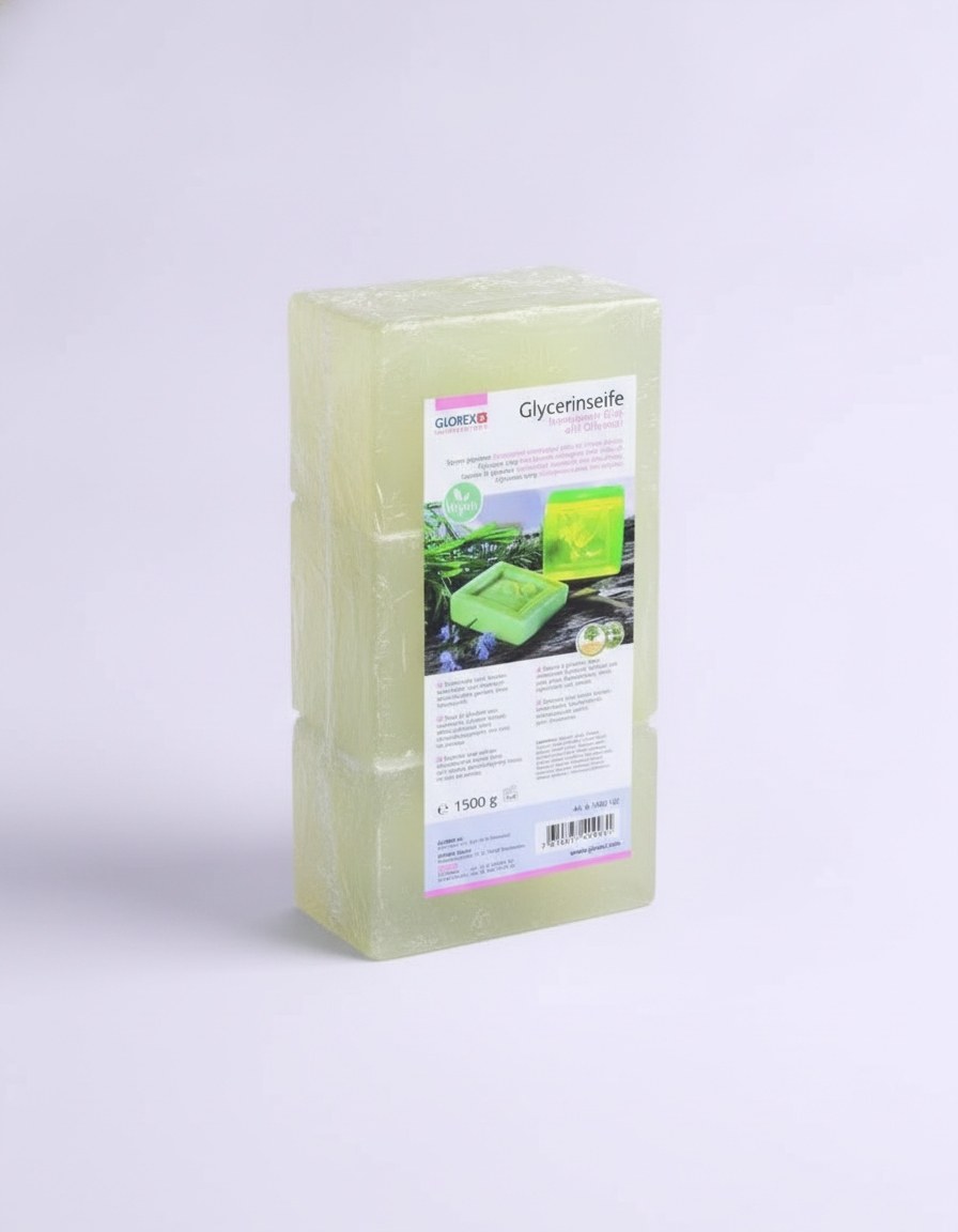 Glycerin-Seife Öko 1500g mit Olivenöl transparent - Kidis Art