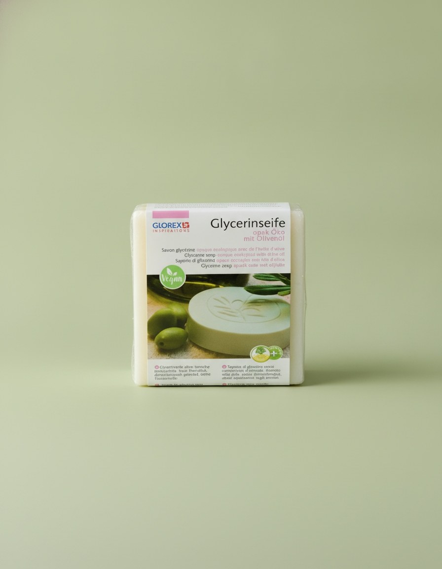 Glycerin-Seife Öko 250g mit Olivenöl opak - Kidis Art