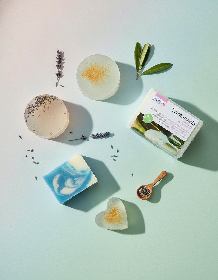 Glycerin-Seife Öko 250g mit Olivenöl opak - Kidis Art