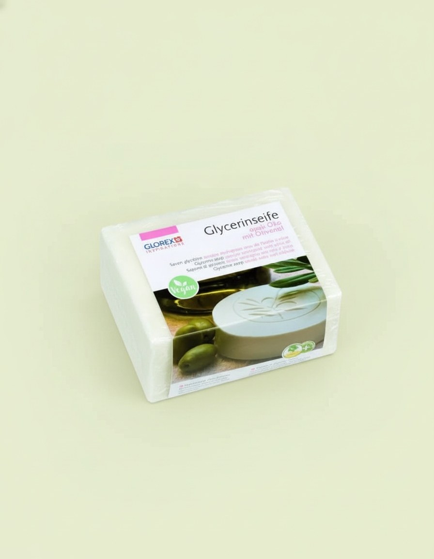 Glycerin-Seife Öko 500g mit Olivenöl opak - Kidis Art