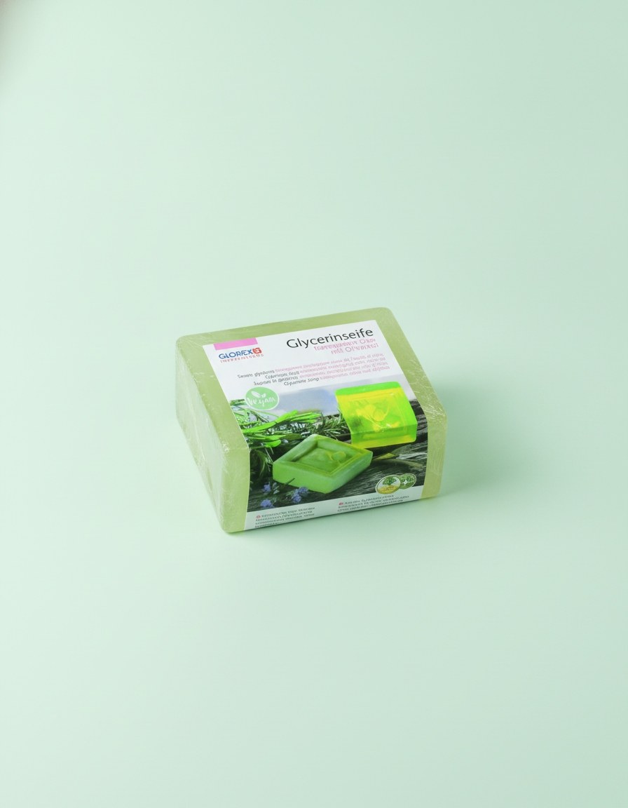 Glycerin-Seife Öko 500g mit Olivenöl transparent - Kidis Art