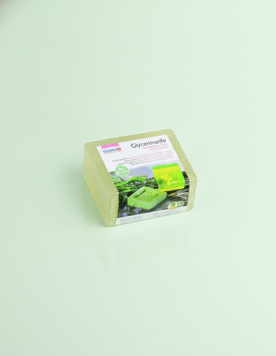 Glycerin-Seife Öko 500g mit Olivenöl transparent - Kidis Art