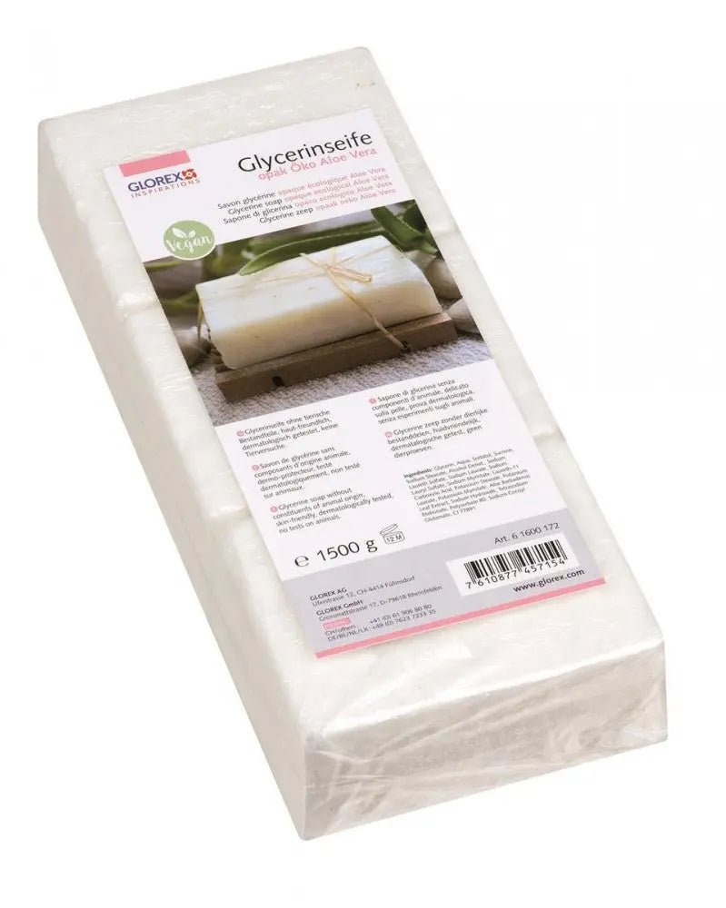 Glycerin - Seife Öko 1500g mit Aloe Vera transparent - Kidis Art