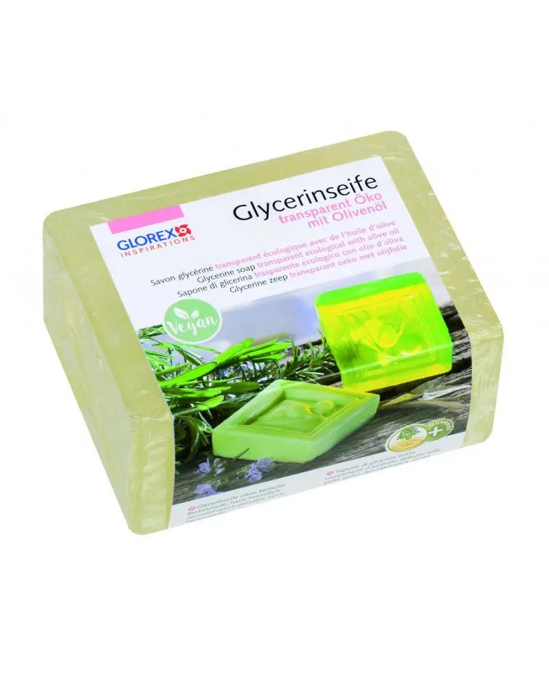 Glycerin - Seife Öko 500g mit Olivenöl transparent - Kidis Art