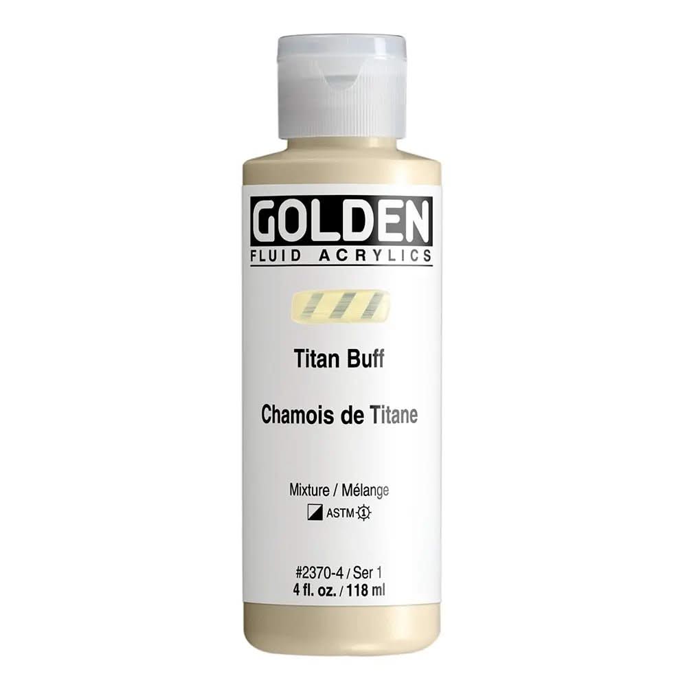 Golden Fluid Acrylfarbe Titanbuff 118 ml - Kidis Art