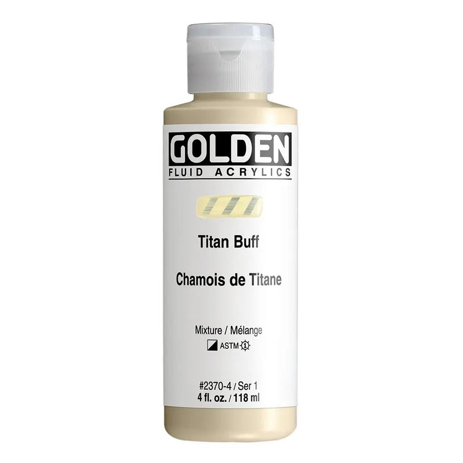 Golden Fluid Acrylfarbe Titanbuff 118 ml - Kidis Art