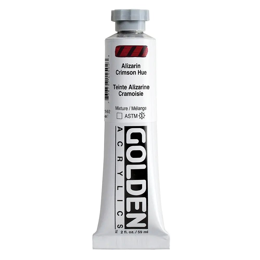 Golden Heavy Body Acrylfarbe Alizarinkarmesin Farbton 59 ml - Kidis Art