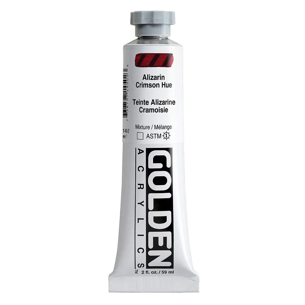 Golden Heavy Body Acrylfarbe Alizarinkarmesin Farbton 59 ml - Kidis Art