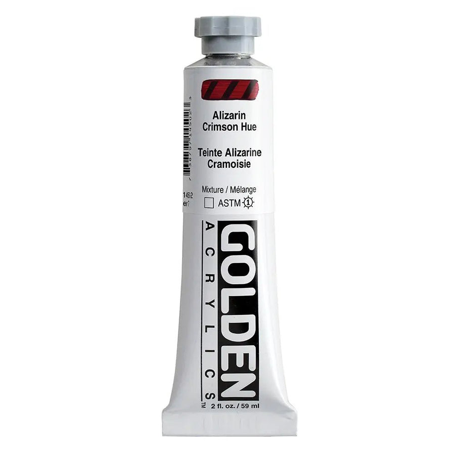 Golden Heavy Body Acrylfarbe Alizarinkarmesin Farbton 59 ml - Kidis Art