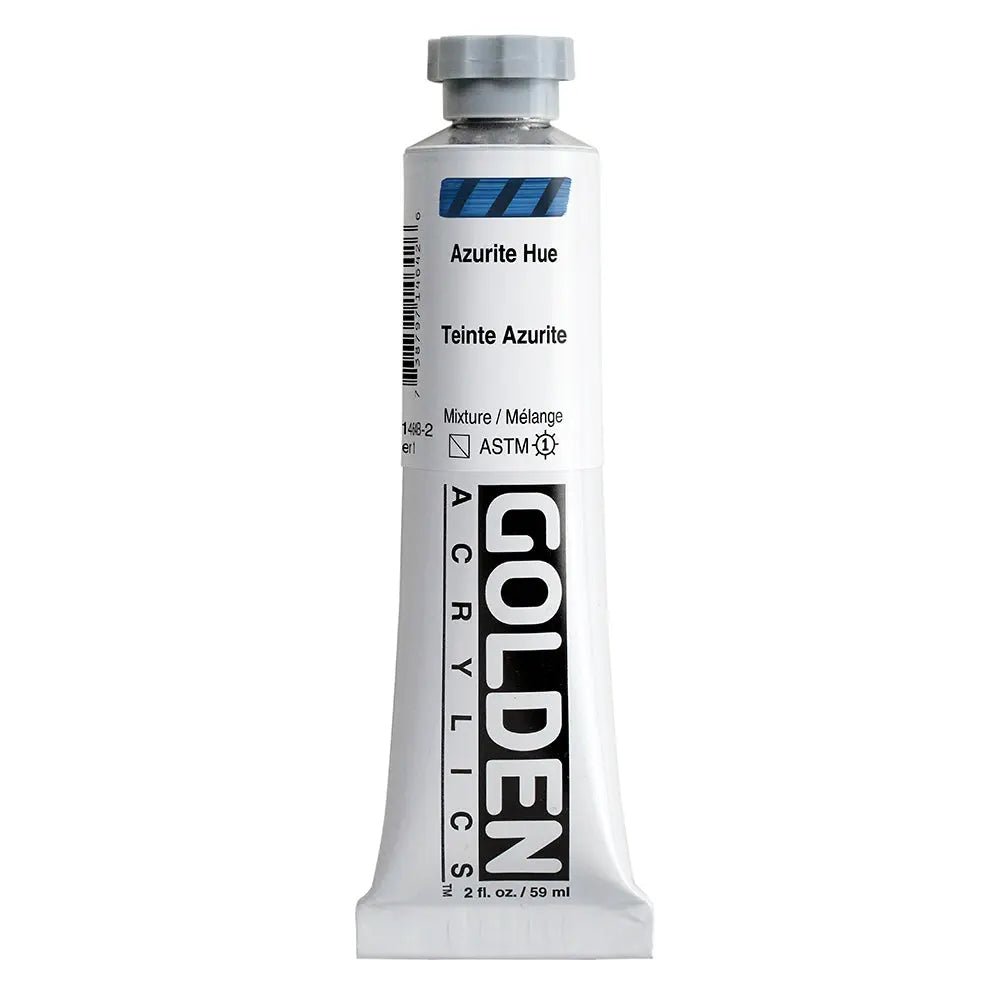 Golden Heavy Body Acrylfarbe Azurit Farbton 59 ml - Kidis Art