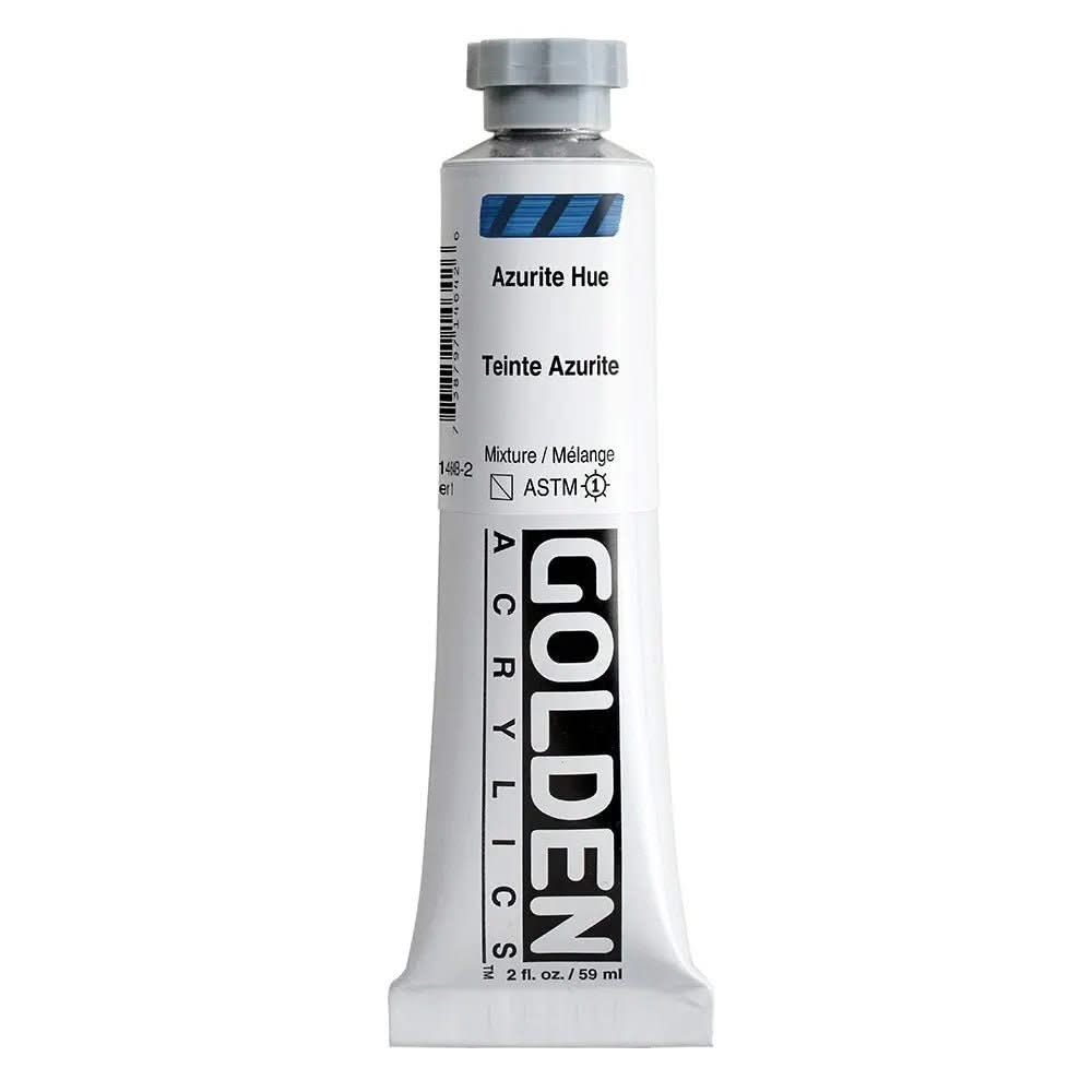 Golden Heavy Body Acrylfarbe Azurit Farbton 59 ml - Kidis Art