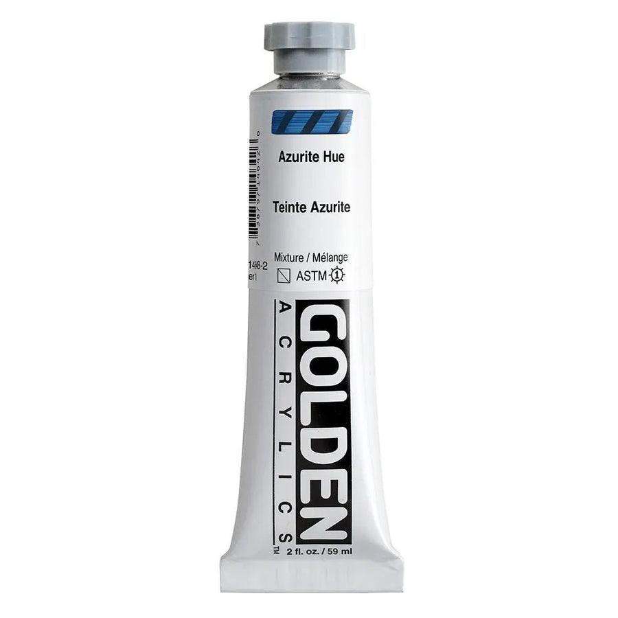 Golden Heavy Body Acrylfarbe Azurit Farbton 59 ml - Kidis Art