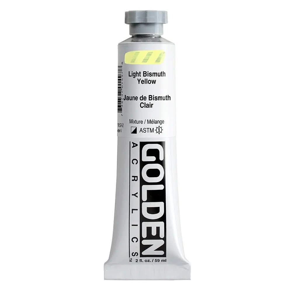 Golden Heavy Body Acrylfarbe Bismuth Gelb Hell 59 ml - Kidis Art