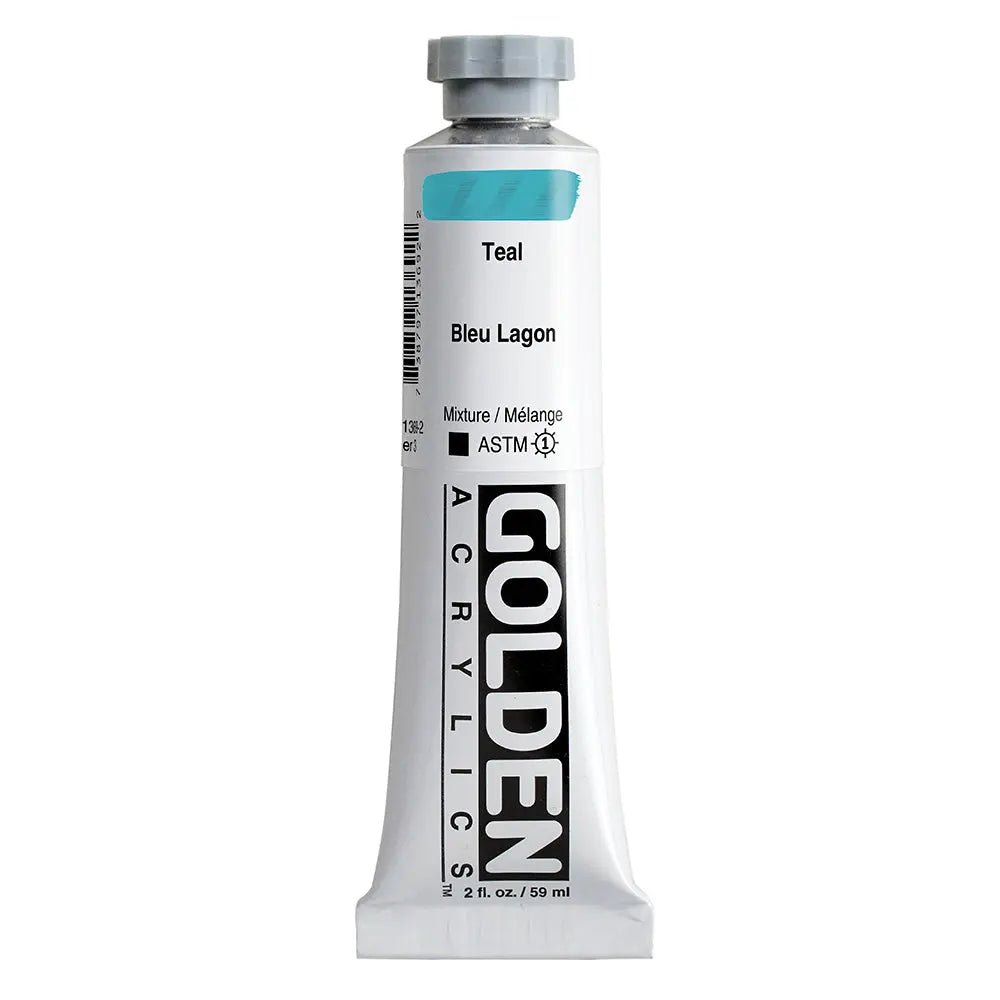 Golden Heavy Body Acrylfarbe Blaugrun 59 ml - Kidis Art
