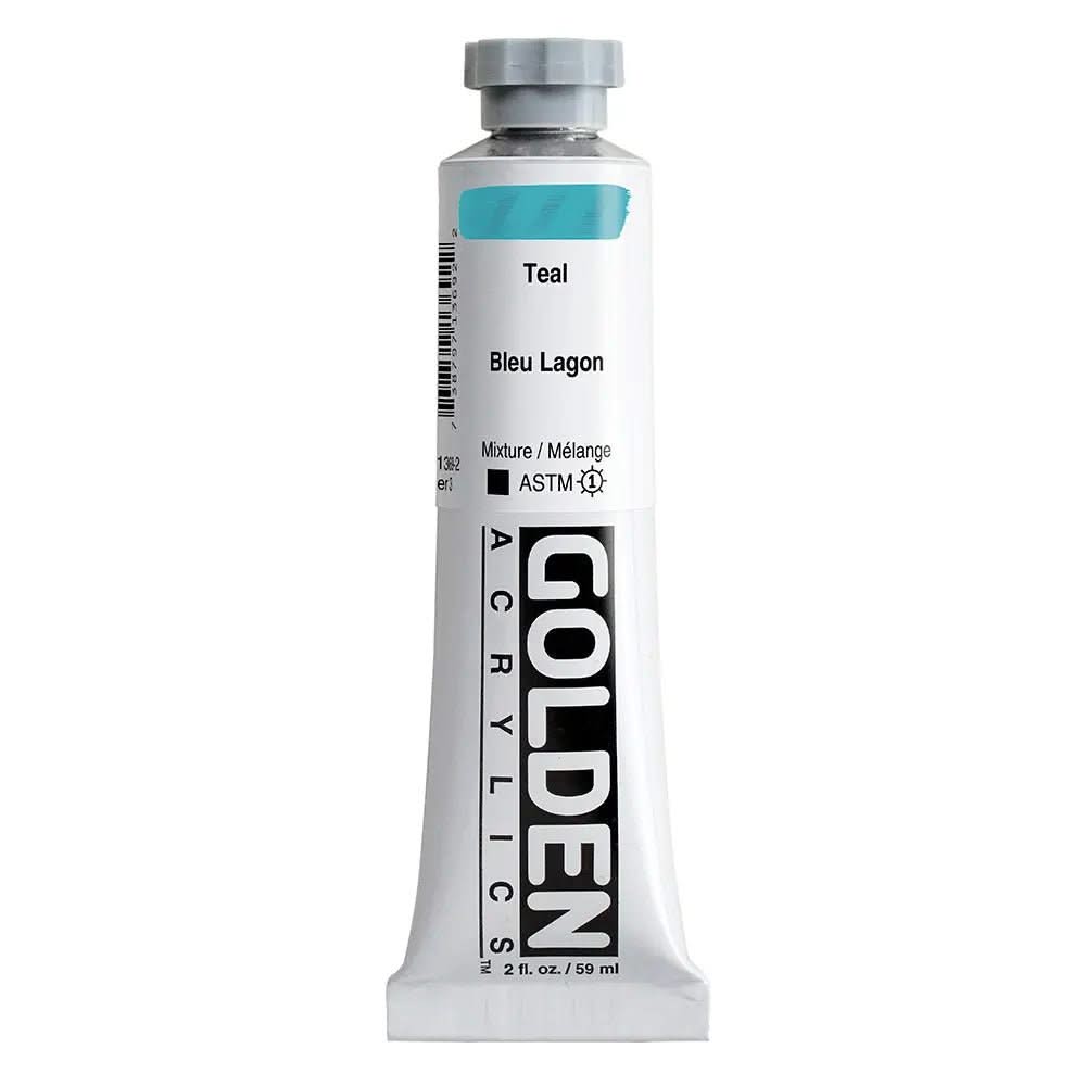 Golden Heavy Body Acrylfarbe Blaugrun 59 ml - Kidis Art