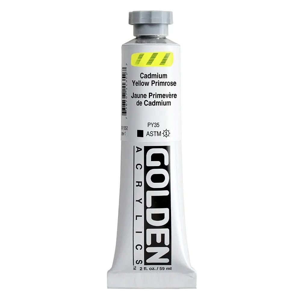 Golden Heavy Body Acrylfarbe Cadmium Primelgelb 59 ml - Kidis Art