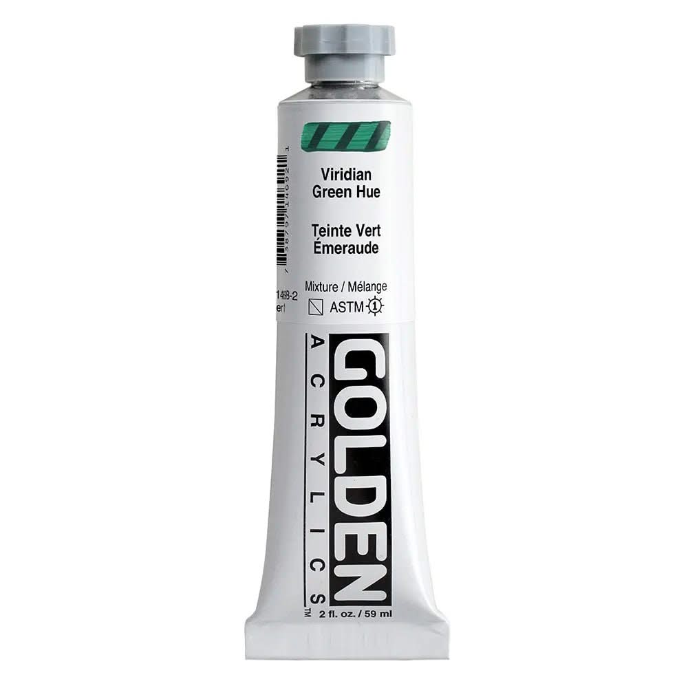 Golden Heavy Body Acrylfarbe Chromoxidgrun Farbton 59 ml - Kidis Art