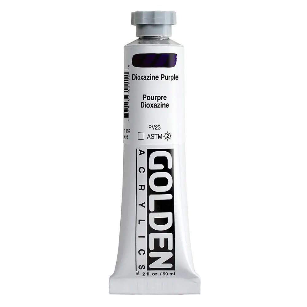 Golden Heavy Body Acrylfarbe Dioxazin Purpur 59 ml - Kidis Art