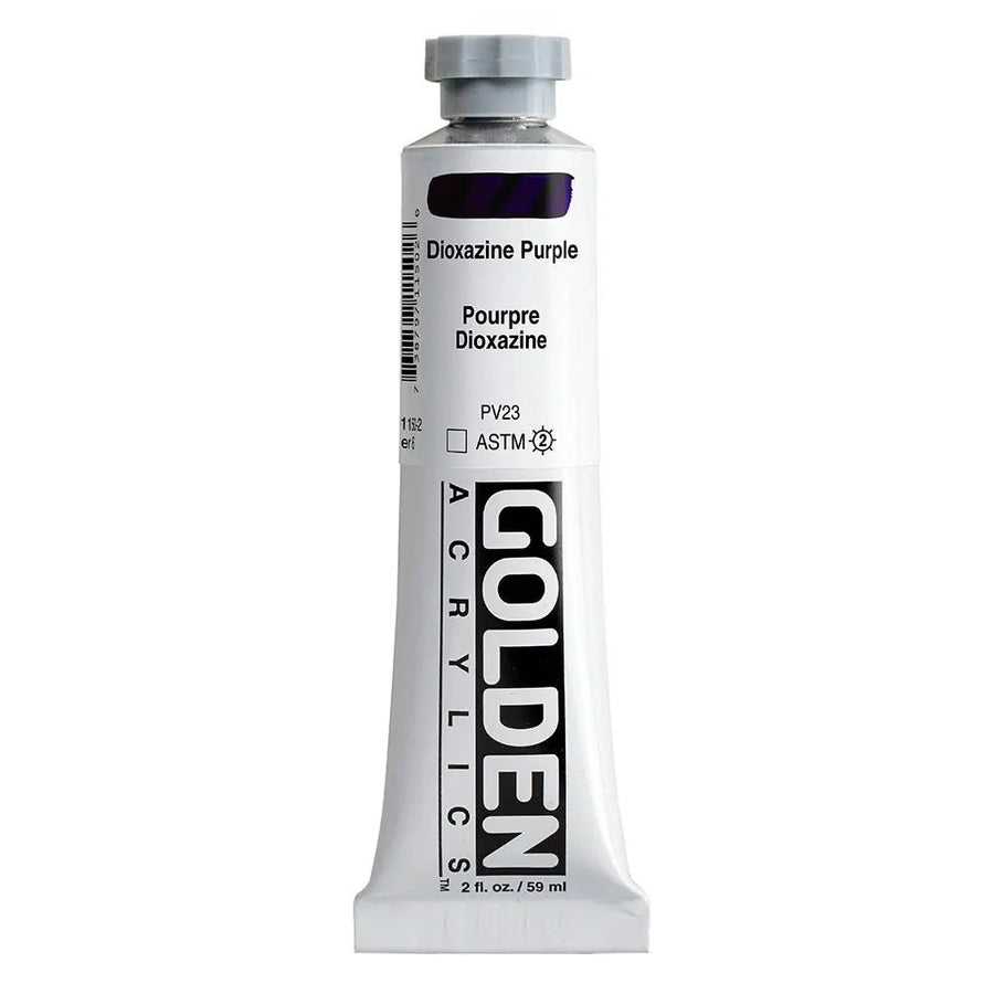 Golden Heavy Body Acrylfarbe Dioxazin Purpur 59 ml - Kidis Art