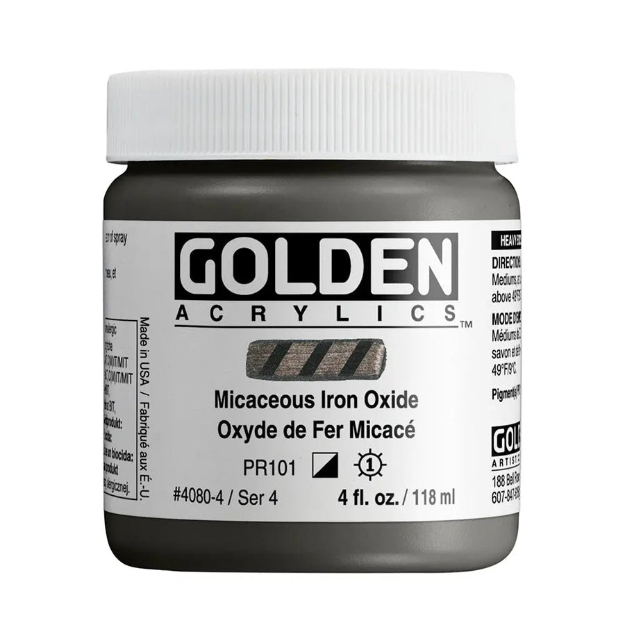 Golden Heavy Body Acrylfarbe Eisenglimmer 118 ml - Kidis Art