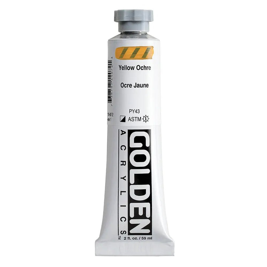 Golden Heavy Body Acrylfarbe Gelbocker 59 ml - Kidis Art