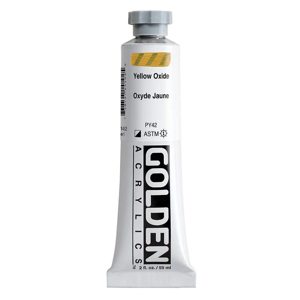 Golden Heavy Body Acrylfarbe Gelboxid 59 ml - Kidis Art