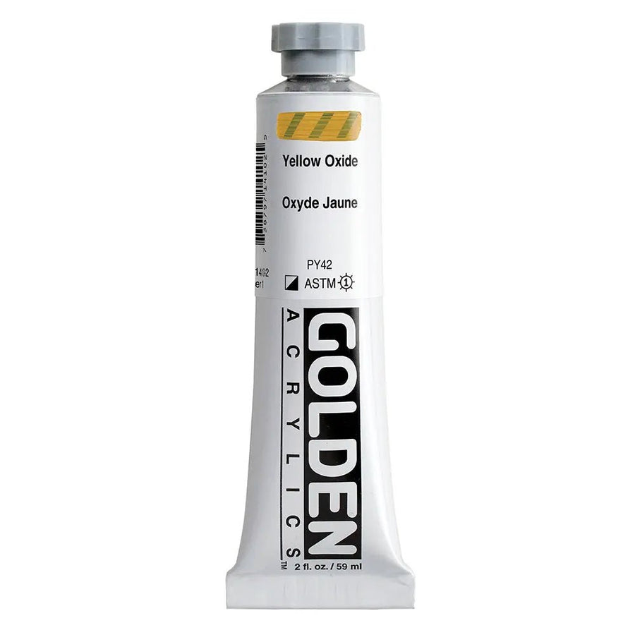 Golden Heavy Body Acrylfarbe Gelboxid 59 ml - Kidis Art
