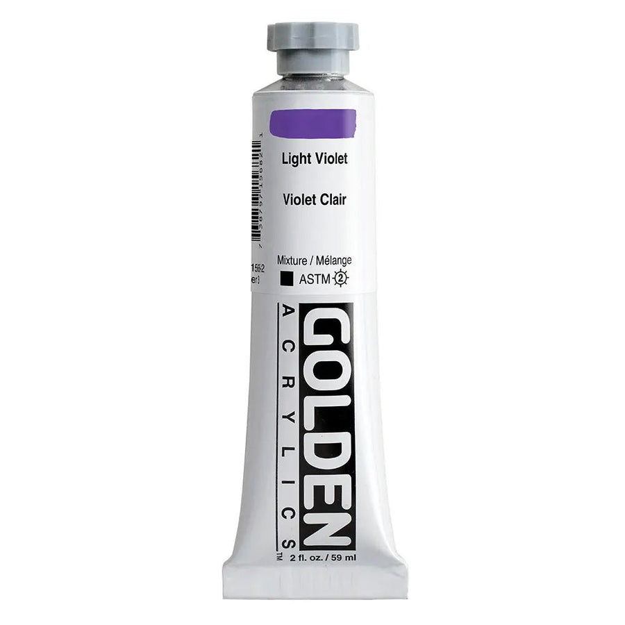 Golden Heavy Body Acrylfarbe Hell Violett 59 ml - Kidis Art
