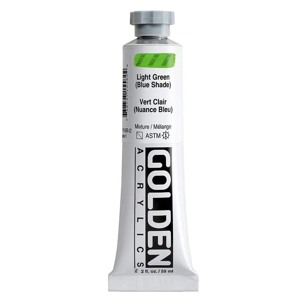Golden Heavy Body Acrylfarbe Hellgrun Blauton 59 ml - Kidis Art