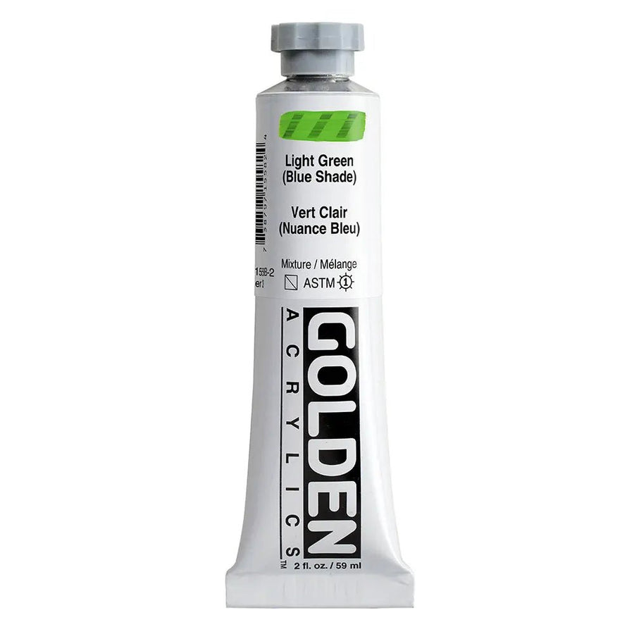 Golden Heavy Body Acrylfarbe Hellgrun Blauton 59 ml - Kidis Art