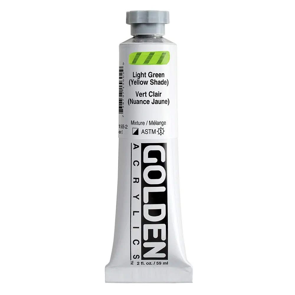 Golden Heavy Body Acrylfarbe Hellgrun (gelbton) 59 ml - Kidis Art