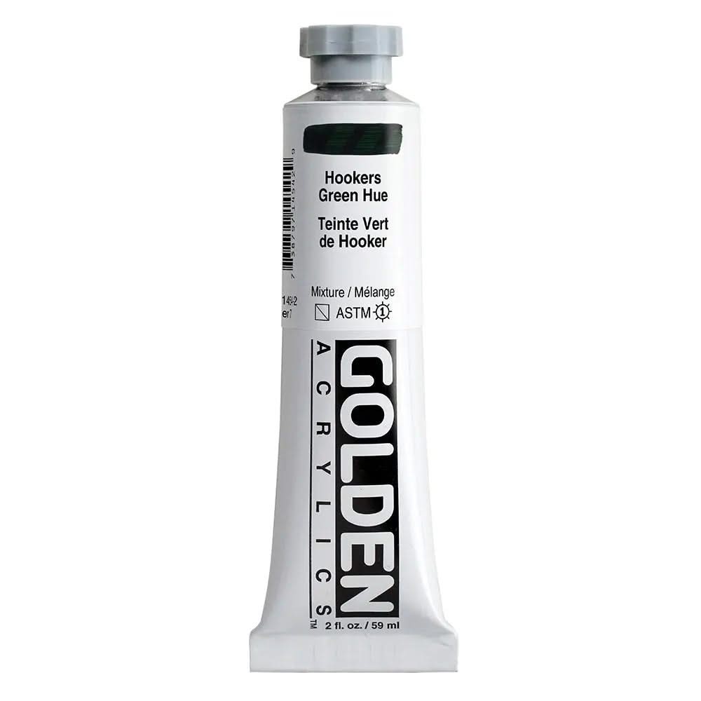 Golden Heavy Body Acrylfarbe Hookersgrun Farbton 59 ml - Kidis Art