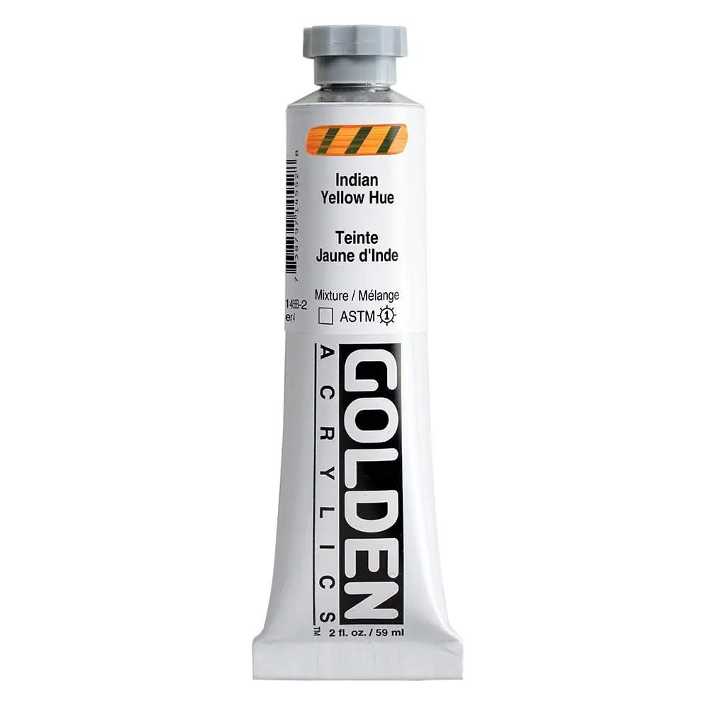 Golden Heavy Body Acrylfarbe Indien Gelber Farbton 59 ml - Kidis Art