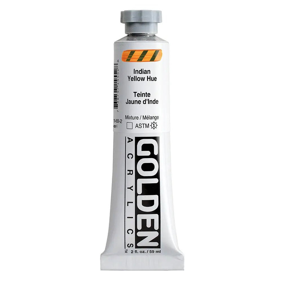 Golden Heavy Body Acrylfarbe Indien Gelber Farbton 59 ml - Kidis Art