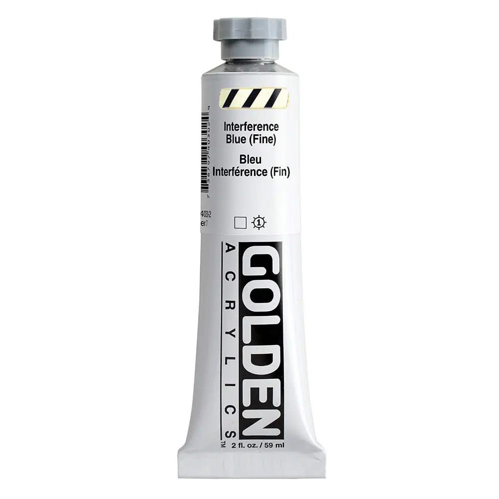 Golden Heavy Body Acrylfarbe Interferenz Blau (Fein) 59 ml - Kidis Art