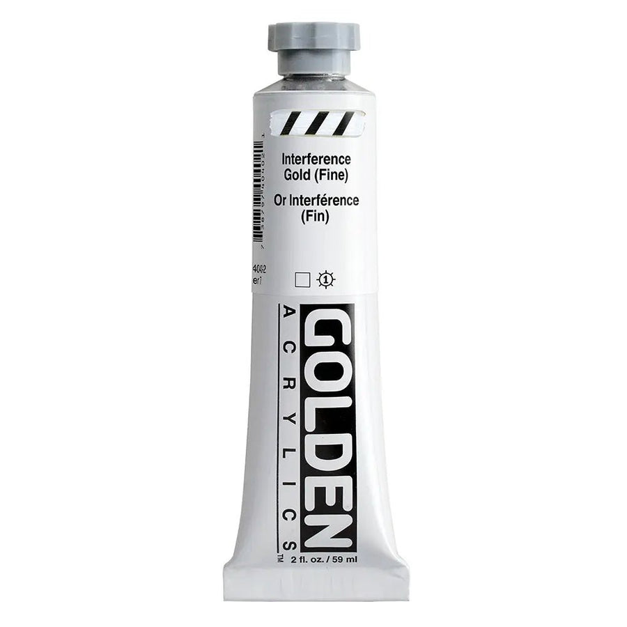 Golden Heavy Body Acrylfarbe Interferenz Gold (Fein) 59 ml - Kidis Art