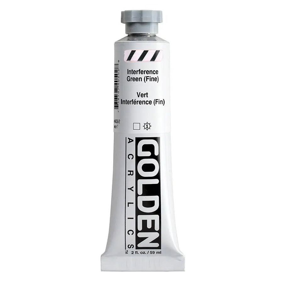 Golden Heavy Body Acrylfarbe Interferenz Grun (Fein) 59 ml - Kidis Art