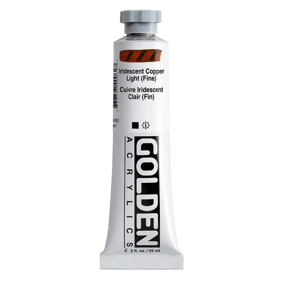 Golden Heavy Body Acrylfarbe Irisierende Kupfer Hell (Fein) 59 M - Kidis Art